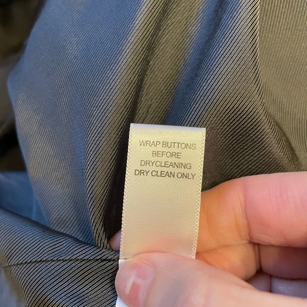 Banana Republic Blazer Sport Coat 44R Tailored Fit Wool Italian Lanificio Gray